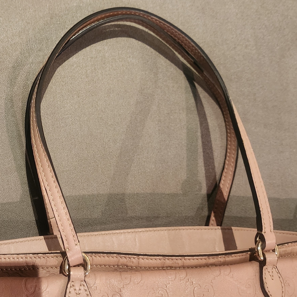 Gucci Blush Pink Embossed Tote - Picture 10 of 16